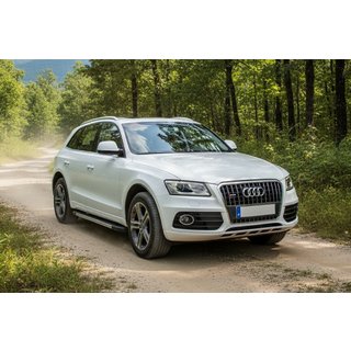 Bočné nášľapy Duru (2 ks, hliník) Audi Q5 2008–2017 fotografia 1