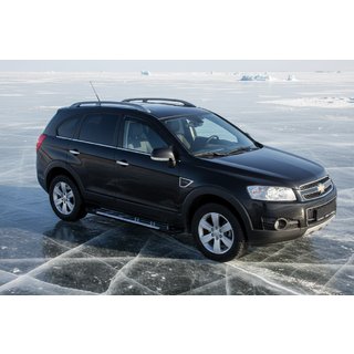 Bočné nášľapy Sunrise (2 ks, hliník) Chevrolet Captiva 2006–2019 fotografia 1