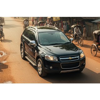 Bočné prahy Maydos V1 (2 ks, hliník ↗ nehrdzavejúca oceľ) Chevrolet Captiva 2006–2019 fotografia 1
