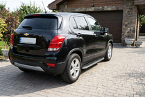 Chevrolet Trax 2012–2023 Bočné prahy Maydos V1 (2 ks, hliník ↗ nehrdzavejúca oceľ) fotografia 1