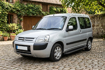 Citroen Berlingo 1996–2008 Bočné nášľapy Allmond Black (2 ks, hliník) fotografia 1