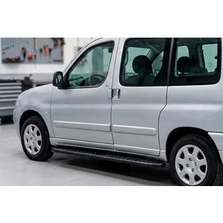 Bočné nášľapy Bosphorus Black (2 ks, hliník) Peugeot Partner 1996–2008 fotografia 1