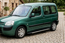 Peugeot Partner 1996–2008 Bočné nášľapy Duru (2 ks, hliník) fotografia 1