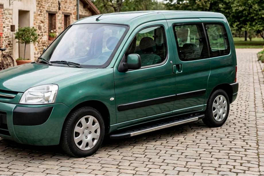 Peugeot Partner 1996–2008 Bočné nášľapy Duru (2 ks, hliník) Image