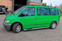 Mercedes Vito W638 1996–2003 Bočné trubky (2 ks, nerez) Ø60 mm fotografia 3