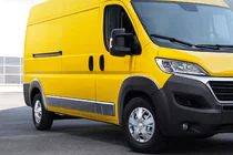 Fiat Ducato 2006–2025 Dverové lišty (sada, nerez) fotografia 1