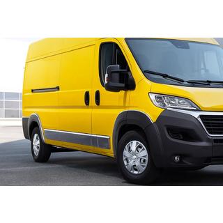 Dverové lišty (sada, nerez) Fiat Ducato 2006–2025 fotografia 1