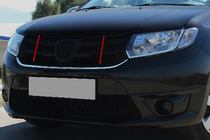 Dacia Logan MCV 2013–2020 Lišta pod mriežku (1 ks, nerez) fotografia 1