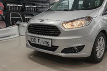Ford Courier 2014–2023 Chrómové kryty hmloviek (2014-2018, 2 ks, nehrdzavejúca oceľ) fotografia 1