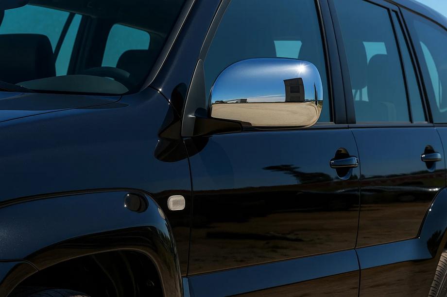 Lexus GX470 2002–2009 Chromové kryty spätných zrkadiel (2 ks, nerez) Image