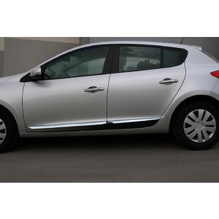 Dverové lišty (HB, 4 ks, nerez) Renault Megane III 2009–2016 fotografia 1