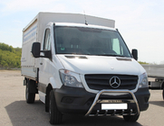 Mercedes Sprinter W906 2006–2018 Predný ochranný rám WT003 (nerez) 60 mm, s nápisom fotografia 1