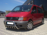 Mercedes Vito W638 1996–2003 Predný ochranný rám WT003/4 (nerez) s nápisom, 60 mm fotografia 5