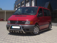 Mercedes Vito W638 1996–2003 Predný ochranný rám WT003/4 (nerez) s nápisom, 60 mm fotografia 7