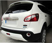 Nissan Qashqai 2007–2010 Zadný difúzor Meliset (na lakovanie) fotografia 1