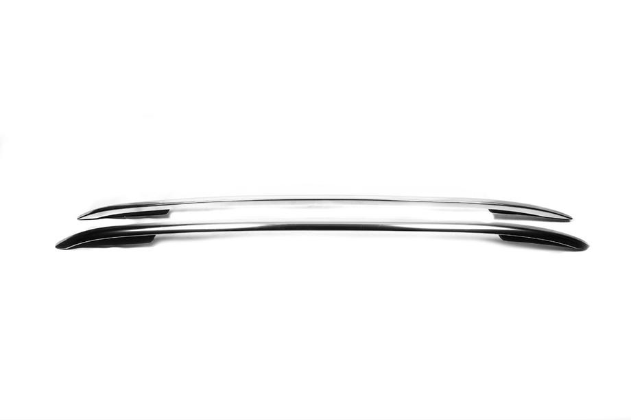 Volkswagen Touareg 2010–2018 Originálne strešné lyžiny V2 (2 ks, nerezová oceľ) Fotografia 2