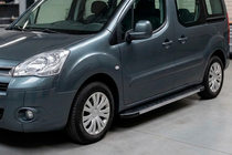 Peugeot Partner Tepee 2008–2018 Bočné nášľapy Duru (2 ks, hliník) fotografia 1