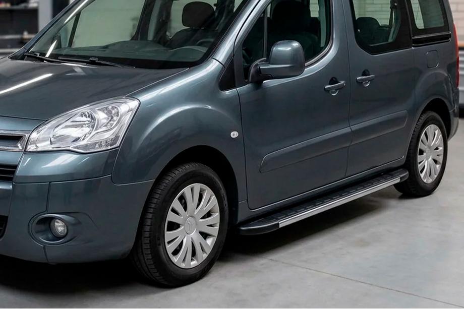 Peugeot Partner Tepee 2008–2018 Bočné nášľapy Duru (2 ks, hliník) Image