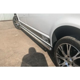 Bočné rúrky (2 ks, nerez) Volkswagen T5 Transporter 2003–2010 fotografia 1