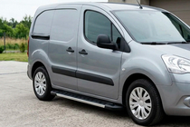 Peugeot Partner Tepee 2008–2018 Bočné nášľapy RedLine V1 (2 ks, hliník) fotografia 1
