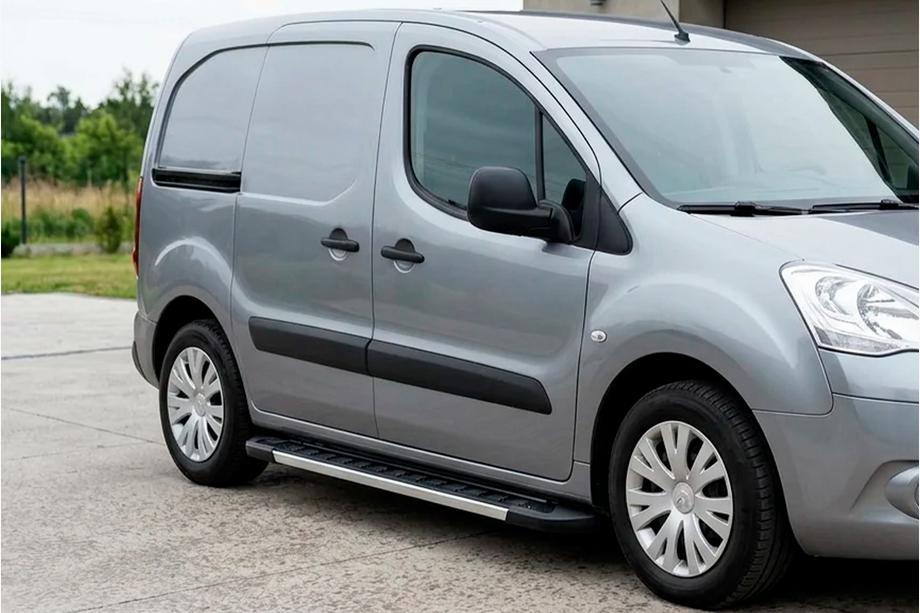 Peugeot Partner Tepee 2008–2018 Bočné nášľapy RedLine V1 (2 ks, hliník) Image