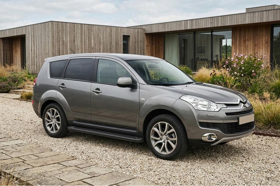 Citroen C-Crosser 2007–2013 Bočné nášľapy Allmond Black (2 ks, hliník) Image