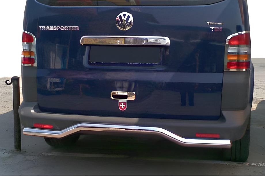 Volkswagen T5 Multivan 2003–2010 Zadný ochranný rám Vlna (nerez) Image
