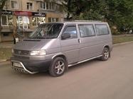 Volkswagen T4 Transporter 1990–2003 Bočné rúrky (2 ks, nerez) 60 mm, dlhý rázvor fotografia 2