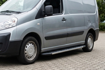 Citroen Jumpy 2007–2017 Bočné nášľapy Duru (2 ks, hliník) fotografia 1