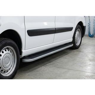 Bočné nášľapy Tayga Grey (2 ks, hliník) Peugeot Expert 2007–2016 fotografia 1