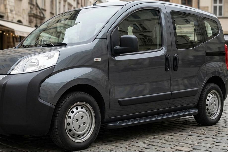 Citroen Nemo 2007–2017 Bočné nášľapy Allmond Black (2 ks, hliník) Image