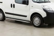 Citroen Nemo 2007–2017 Bočné prahy Maydos V1 (2 ks, hliník ↗ nehrdzavejúca oceľ) fotografia 1