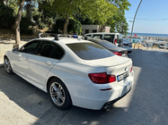 BMW 5. rad F10/F11 2010–2016 Strešný nosič (priečniky) do originálnych upevňovacích bodov Ecem V3 (2 ks) Sivá, 145 cm fotografia 7