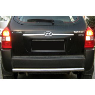 Zadný ochranný oblúk AK002 (nerez) Hyundai Tucson JM 2004– fotografia 3