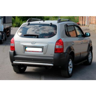 Zadný ochranný oblúk AK002 (nerez) Hyundai Tucson JM 2004– fotografia 2