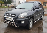 Kia Sportage 2004–2010 Predný ochranný rám WT003 (nerez) fotografia 5