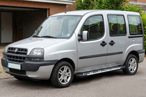 Fiat Doblo I 2001–2005 Bočné nášľapy Sunrise (2 ks, hliník) fotografia 1