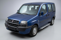 Fiat Doblo I 2001–2005 Bočné nášľapy Line (2 ks, hliník) fotografia 1