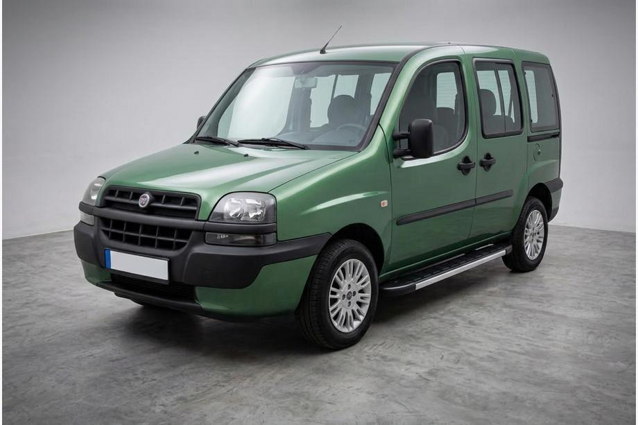Fiat Doblo I 2001–2005 Bočné nášľapy Duru (2 ks, hliník) Image