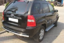 Kia Sportage 2004–2010 Zadný ochranný oblúk AK002 (nerez) fotografia 2