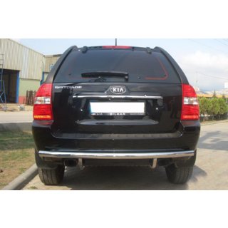 Zadný ochranný oblúk AK002 (nerez) Kia Sportage 2004–2010 fotografia 1