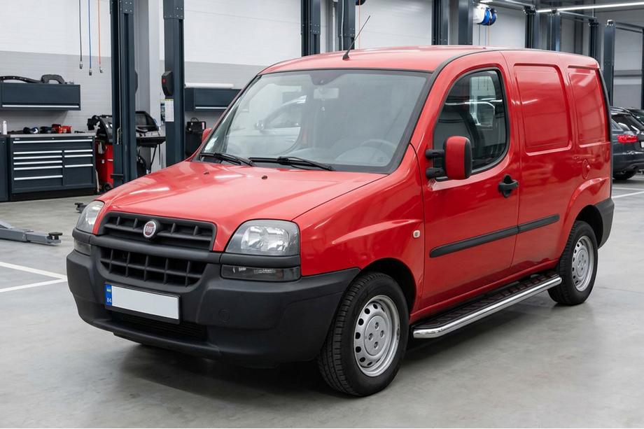 Fiat Doblo I 2001–2005 Bočné prahy Maydos V1 (2 ks, hliník ↗ nehrdzavejúca oceľ) Image