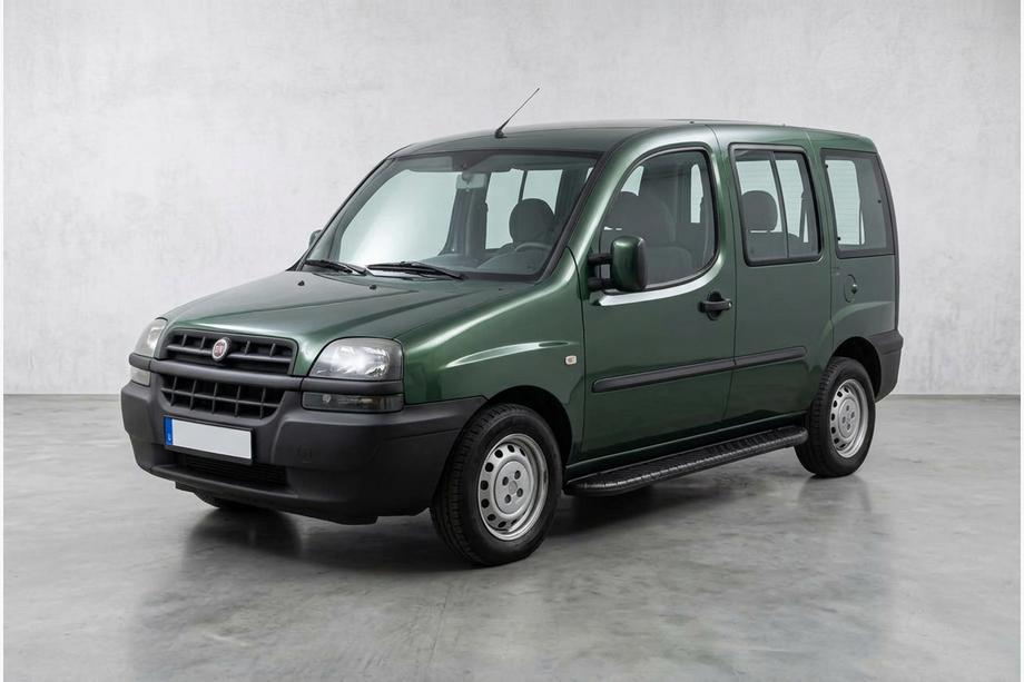 Fiat Doblo I 2001–2005 Bočné nášľapy Bosphorus Black (2 ks, hliník) Image