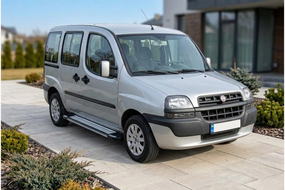 Fiat Doblo I 2001–2005 Bočné nášľapy Rainbow (2 ks, hliník) Image
