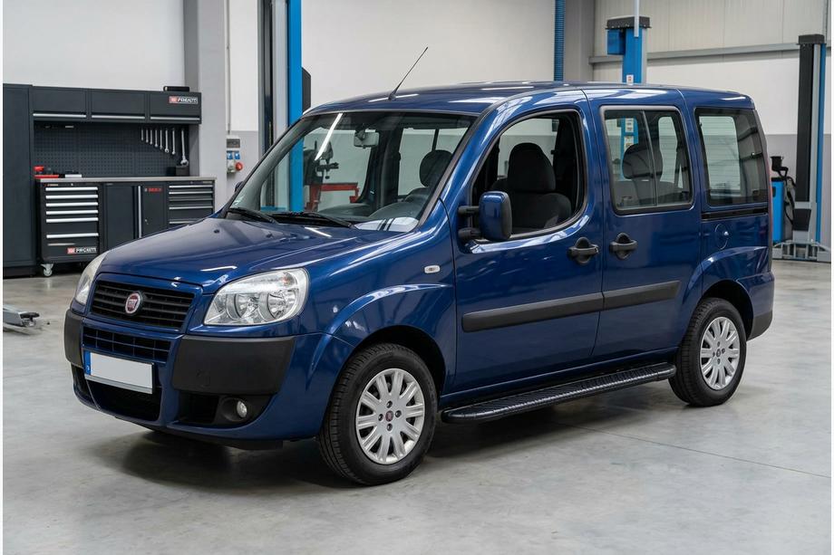 Fiat Doblo I 2005–2010 Bočné nášľapy Bosphorus Black (2 ks, hliník) Image