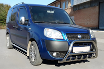 Fiat Doblo I 2001–2005 Predný ochranný rám WT003 (nerez) 60 mm, bez nápisu fotografia 1
