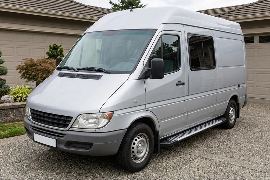 Mercedes Sprinter W901/902/903/904/905 1995–2006 Bočné prahy Line (2 ks, hliník) Image
