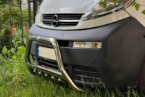 Opel Vivaro 2001–2015 Predný ochranný rám WT003-4 (nerez) S nápisom fotografia 4