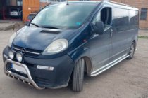 Opel Vivaro 2001–2015 Predný ochranný rám WT003-4 (nerez) S nápisom fotografia 10