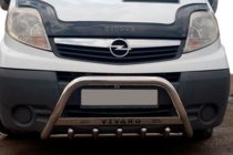 Opel Vivaro 2001–2015 Predný ochranný rám WT003-4 (nerez) S nápisom fotografia 7